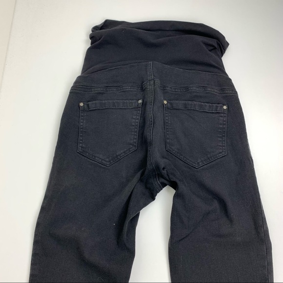 INDIGO Blue Black Maternity Pants size small - Picture 2 of 6